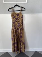 Vestido flores fruncido - Imagen 5