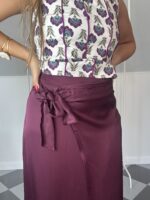 Falda pareo satinada - Imagen 7