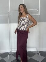 Falda pareo satinada - Imagen 3