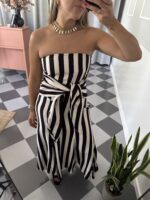Vestido rayas fajín - Imagen 3