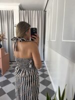 Vestido rayas palmeras - Imagen 3