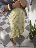 Falda satinada estampada - Imagen 2