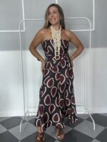 Vestido con fajín
