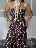 Vestido con fajín - Imagen 3